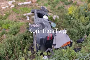 Τροχαίο-σοκ με τραυματίες στην Π.Ε.Ο Ισθμού – Επιδαύρου BINTEO-ΦΩΤΟΓΡΑΦΙΕΣ