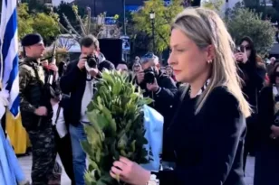 Χριστίνα Αλεξοπούλου: Εκπροσώπησε τον Πρόεδρο της Βουλής στην Παρέλαση της Πάτρας