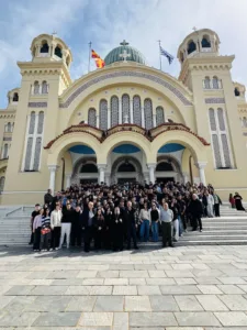 Πάτρα: Επίσκεψη και προσκύνημα μαθητών του 4ου Λυκείου Τρίπολης στον Άγιο Ανδρέα, ΦΩΤΟ