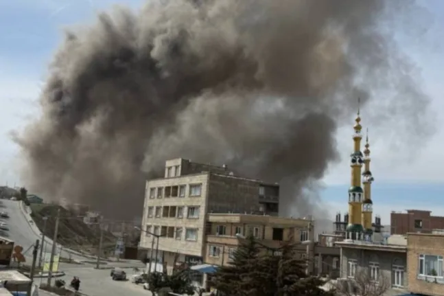 Μεγάλη έκρηξη σε βάση των Φρουρών της Επανάστασης στην πόλη Μπανέχ του Δυτικού Κουρδιστάν, ΒΙΝΤΕΟ