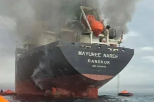 Προσάραξε το φορτηγό πλοίο «Mayuree Naree» στα Στενά του Ορμούζ, αγωνί αγια τους τρεις αγνοούενους ναυτικούς