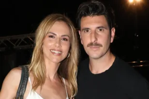 Ντορέττα Παπαδημητρίου και Γιώργος Γεροντιδάκης μαζί στο ΣΕΦ για το Ολυμπιακός – Μπασκόνια