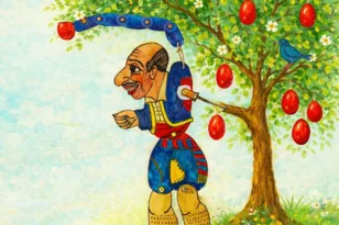 Ο Καραγκιόζης φέρνει το Πάσχα στον μπερντέ της Πάτρας με κόκκινα αυγά και πολύ γέλιο