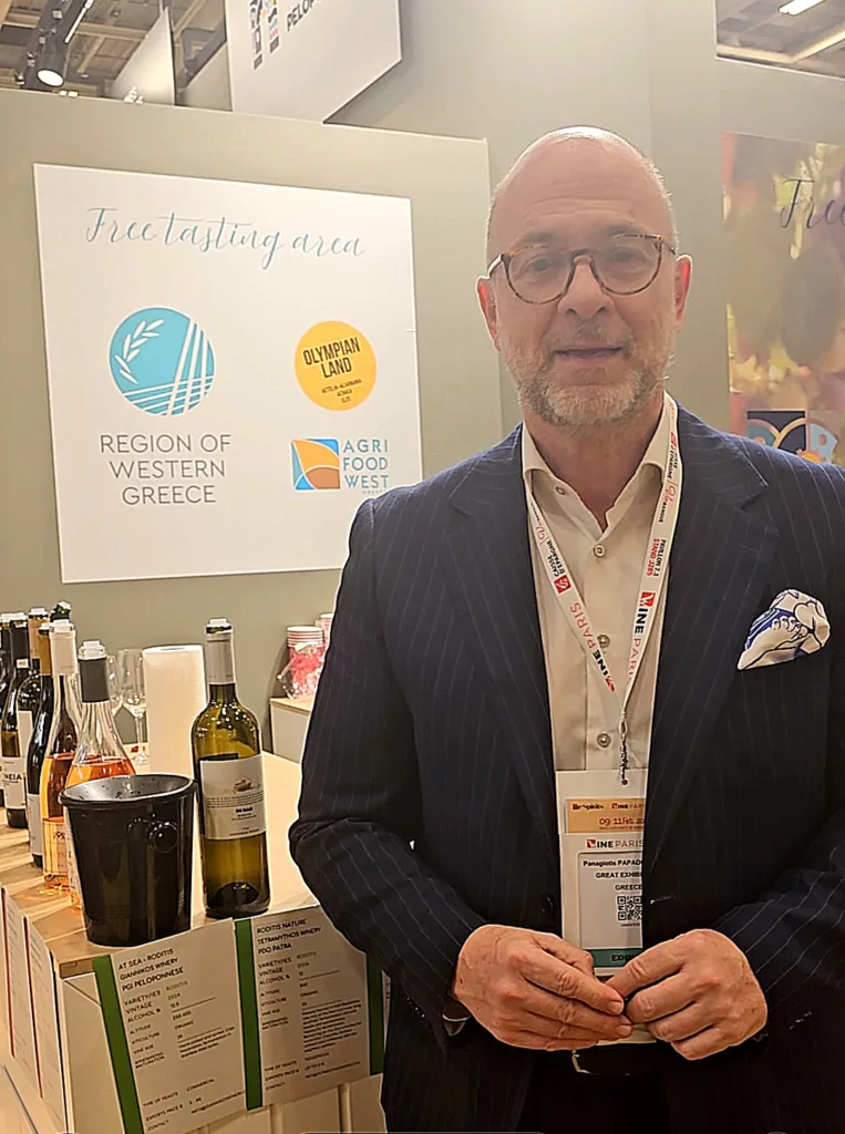 Ειδική εκδήλωση της Περιφέρειας Δυτικής Ελλάδας στη Wine Paris 2026 με εκπροσώπηση του Αντιπεριφερειάρχη Τάκη Παπαδόπουλου και οινοποιεία της Αχαΐας