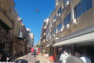 Πάτρα: Συναγερμός από πυρκαγιά στο κέντρο