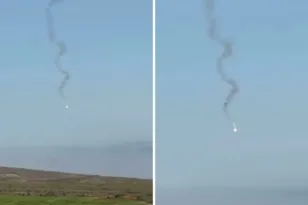 Βίντεο-ντοκουμέντο: Η στιγμή που καταρρίπτεται drone στον ουρανό της Κύπρου