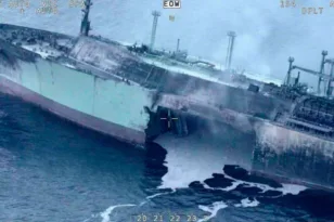 Άνοιξε στα δύο δεξαμενόπλοιο που μετέφερε LNG στη Μεσόγειο – Η Ρωσία κατηγορεί την Ουκρανία