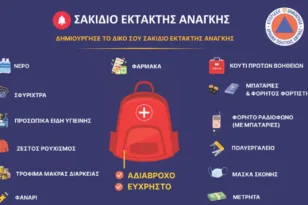 Κύπρος: Το Υπουργείο Εσωτερικών καλεί τους πολίτες να φτιάξουν σακίδιο έκτακτης ανάγκης