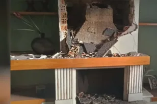 Σκηνές τρόμου στην Πρέβεζα: Κεραυνός χτύπησε σπίτι τα ξημερώματα