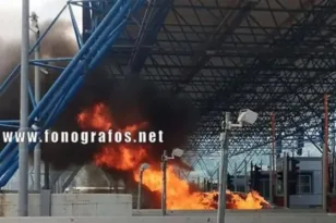 ΙΧ έπιασε φωτιά την ώρα που ήταν στα διόδια