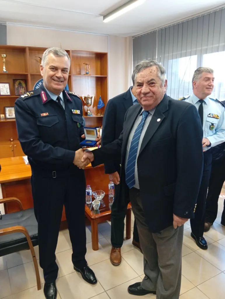 Πάτρα: Επίσκεψη του νέου προέδρου των συνταξιούχων Αστυνομίας Πόλεων στη ΓΕΠΑΔ Δυτικής Ελλάδας