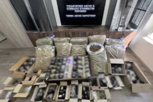 Σύλληψη 42χρονου στο Ρέθυμνο, που είχε στην κατοχή του περισσότερα από 75 κιλά κάνναβης