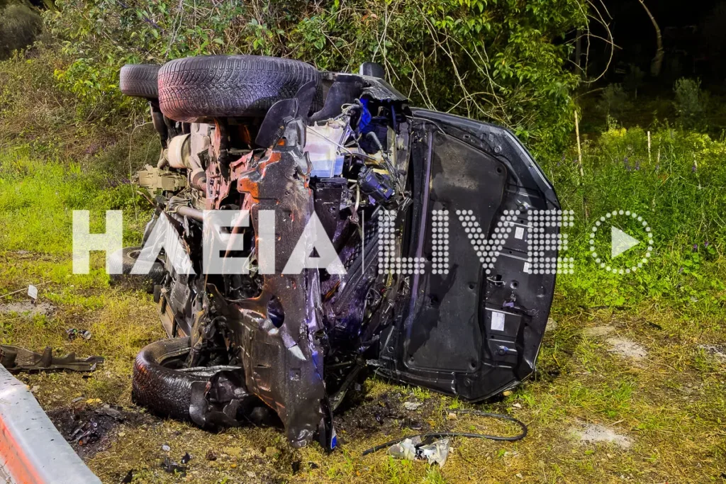 Σφοδρό τροχαίο στην εθνική Πύργου - Κυπαρισσίας: Αυτοκίνητο κόπηκε στα δύο, διασωληνωμένος 30χρονος ΦΩΤΟ-ΒΙΝΤΕΟ
