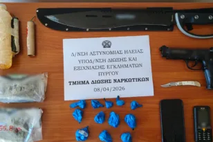 Πύργος: Χειροπέδες σε άνδρα για κατοχή ναρκωτικών και εκρηκτικών υλών, τι βρέθηκε σπίτι του