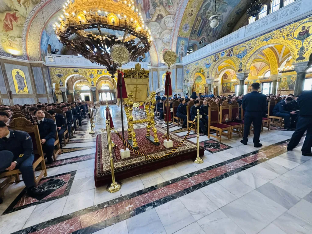 Πάτρα: 200 σπουδαστές της ΣΜΥΑ προσκύνησαν στον Άγιο Ανδρέα