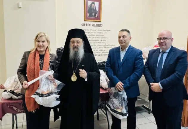 Έμπρακτη στήριξη και μήνυμα αλληλεγγύης από την Αντιπεριφέρεια Κοινωνικής Πολιτικής και Οικογένειας σε συνεργασία με τις Ιερές Μητροπόλεις