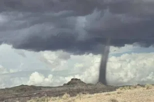 Λευκωσία: Ανεμοστρόβιλος σχηματίστηκε στον ουρανό της πόλης