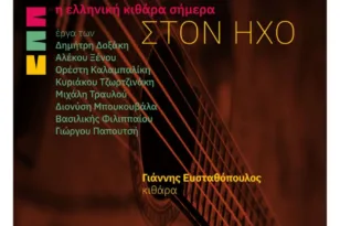 Πάτρα: Ρεσιτάλ του Γιάννη Ευσταθόπουλου στη Φιλαρμονική με πρεμιέρες έργων Ελλήνων συνθετών