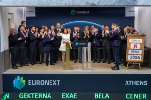 Η CrediaBank χτύπησε το καμπανάκι της Συνεδρίασης του Χρηματιστηρίου Αθηνών