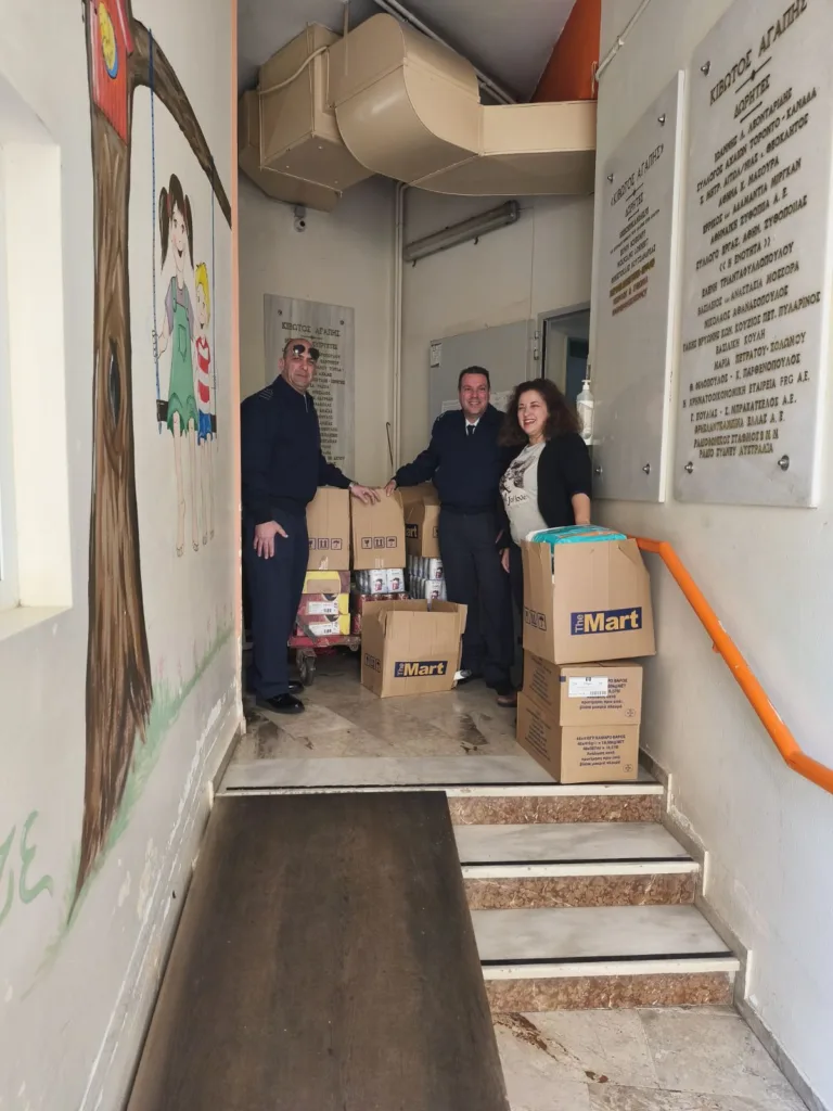 Πασχαλινή πράξη αλληλεγγύης από το ΕΡ.ΜΜ&ΕΕ Αράξου – Στήριξη στην «Κιβωτό της Αγάπης»