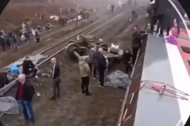 Ρωσία: Εκτροχιασμός τρένου με τραυματισμό, δείτε τι συνέβη ΒΙΝΤΕΟ