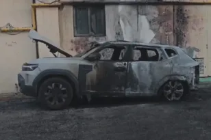 Ανάληψη ευθύνης για τον εμπρησμό στο όχημα του πραγματογνώμονα των Τεμπών