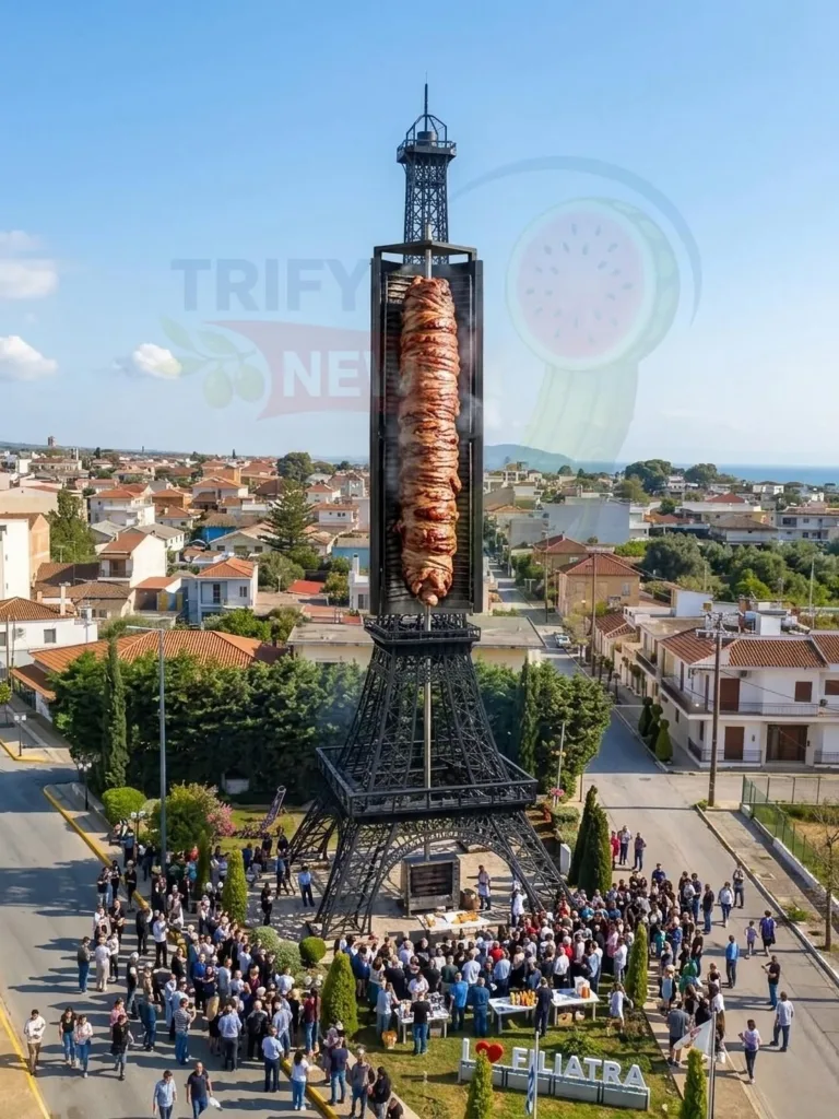 Φιλιατρά: Το μεγαλύτερο «κάθετο» κοκορέτσι στον κόσμο ΦΩΤΟ-ΒΙΝΤΕΟ