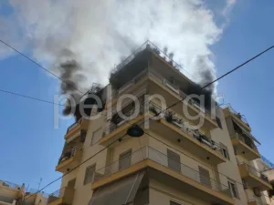 Πάτρα: Τραγωδία, νεκρή γυναίκα στο διαμέρισμα που κάηκε στα Ψηλαλώνια, μια τραυματίας ΒΙΝΤΕΟ