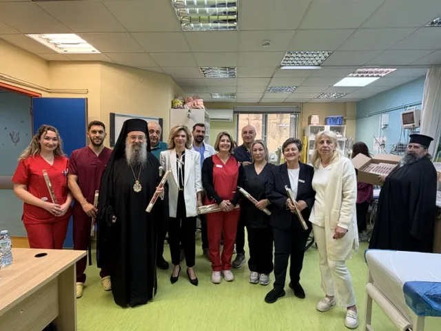 Πάτρα: Δίπλα σε εργαζόμενους και ωφελούμενους ιδρυμάτων ο Μητροπολίτης Χρυσόστομος ενόψει Πάσχα