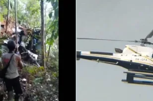 Ινδονησία: 8 νεκροί από συντριβή ιδιωτικού ελικοπτέρου