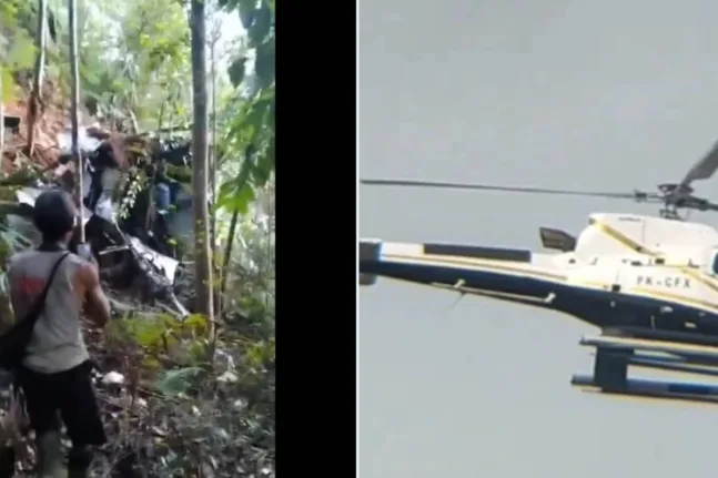 Ινδονησία: 8 νεκροί από συντριβή ιδιωτικού ελικοπτέρου