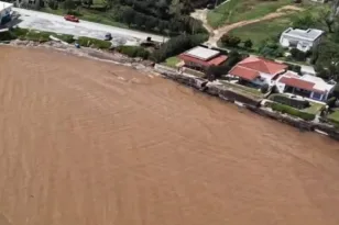 Erminio: Άλλαξε το χρώμα του Ευβοϊκού, τόνοι λάσπης και φερτά υλικά