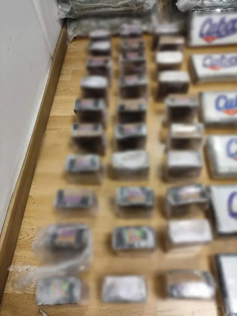 Πιάστηκε κύκλωμα με πάνω από 300 κιλά κοκαΐνης και κάνναβης ΒΙΝΤΕΟ