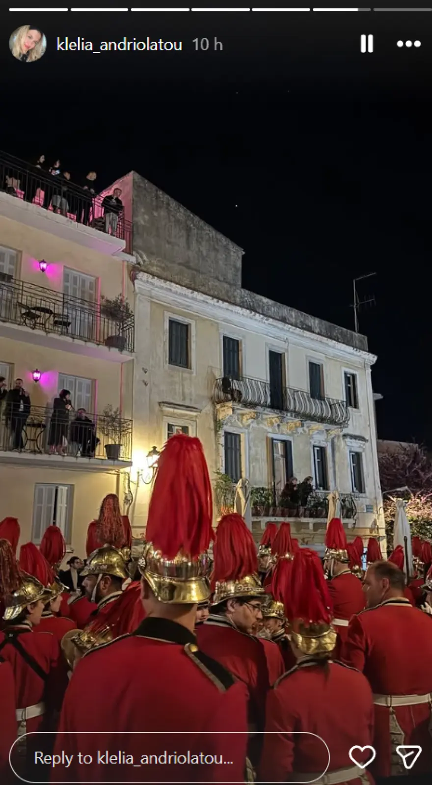 Στην Κέρκυρα για το Πάσχα η Κλέλια Ανδριολάτου – Οι εικόνες που δημοσίευσε