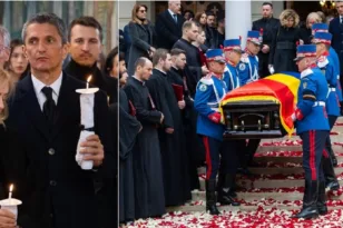 Βουκουρέστι: Το τελευταίο αντίο στον Μιρτσέα Λουτσέσκου με στρατιωτικές τιμές ΒΙΝΤΕΟ