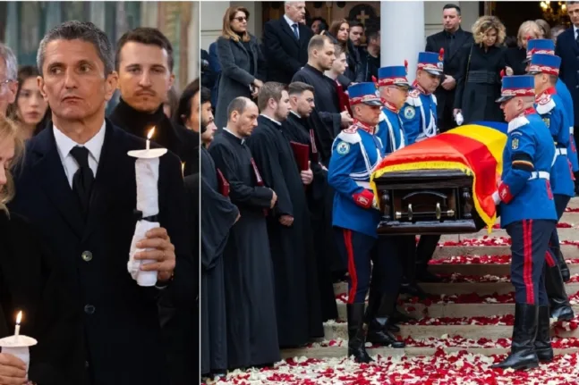 Βουκουρέστι: Το τελευταίο αντίο στον Μιρτσέα Λουτσέσκου με στρατιωτικές τιμές ΒΙΝΤΕΟ