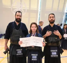 Ελαμψε η Φαίη Μακρή στο Βαλκανικό πρωτάθλημα Kendo