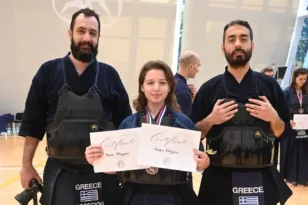 Ελαμψε η Φαίη Μακρή στο Βαλκανικό πρωτάθλημα Kendo