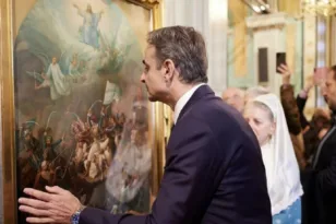 Μεσολόγγι: Ο Δήμος υπερασπίζεται τον ασπασμό της «Εικόνας της Εξόδου» από τον Μητσοτάκη – «Ιερό σύμβολο πίστης και μνήμης»