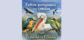 ΟΙΚΙΠΑ: Παρατείνεται μέχρι και την Κυριακή 5 Απριλίου η Έκθεση φωτογραφίας «Τα πουλιά της Ελλάδας»