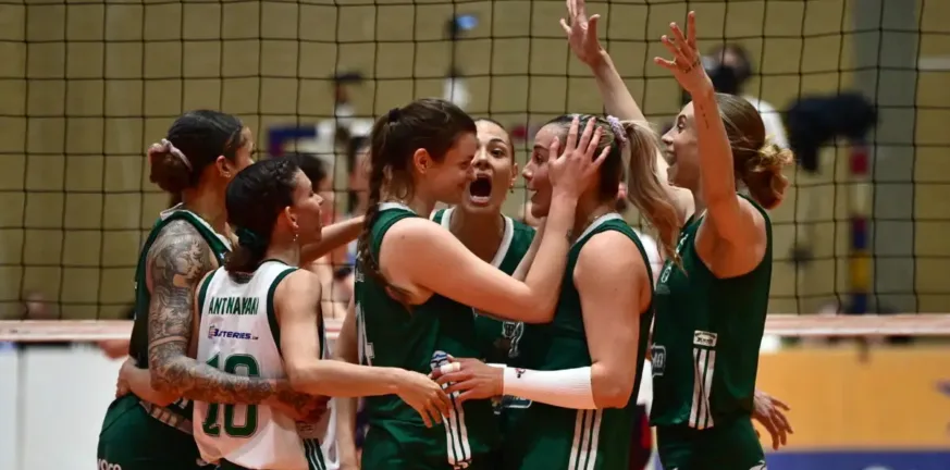 Με «σκούπα» ο Παναθηναϊκός κατέκτησε τη Volley League γυναικών