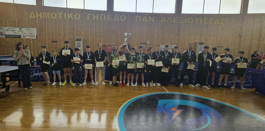Πινγκ-πονγκ: Ο ΑΕΣ Ίκαρος Καστριτσίου και η Πρόοδος Βουτζά Ραφήνας τους τίτλους στο ομαδικό, ΦΩΤΟ