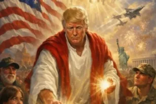 Ο Τραμπ απέσυρε ανάρτηση με εικόνα που τον παρουσίαζε ως «Ιησού»