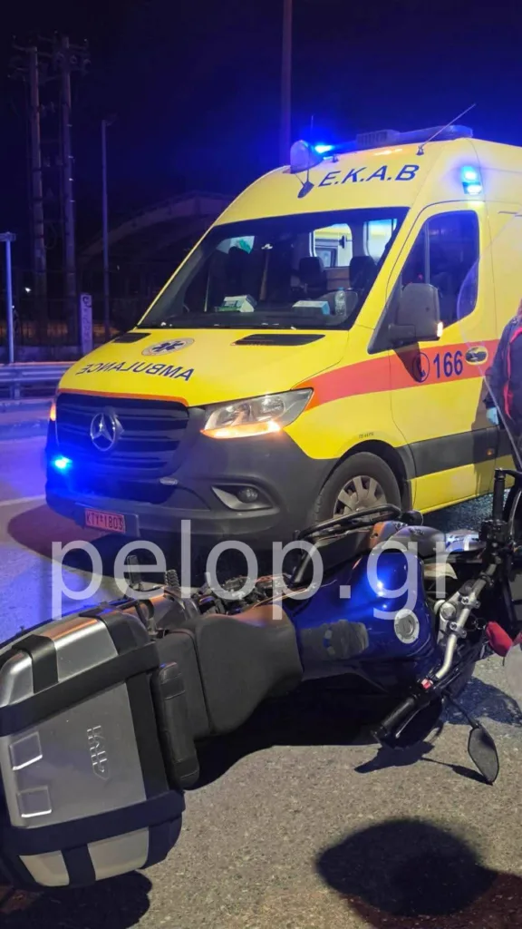 Πάτρα: Τροχαίο με μηχανή στην παραλιακή ΦΩΤΟ