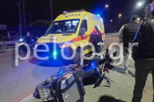 Πάτρα: Τροχαίο με μηχανή στην παραλιακή ΦΩΤΟ