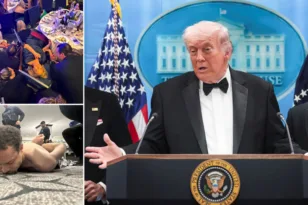 Πυροβολισμοί σε δεξίωση στον Λευκό Οίκο – Συνελήφθη ένοπλος, απομακρύνθηκε ο Τραμπ ΒΙΝΤΕΟ