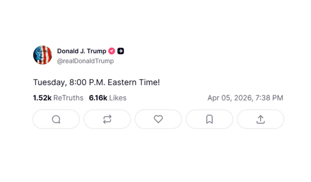 Τραμπ: Στις τρεις τα ξημερώματα της Τετάρτης λήγει το τελεσίγραφο για το Ιράν