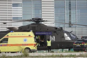 Κεφαλονιά: Αεροδιακομιδή 60χρονου Βρετανού πεζοπόπου, μεταφέρθηκε σε νοσοκομείο της Πάτρας