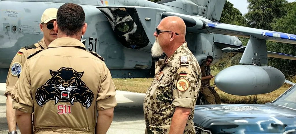 Η συνάντηση των «Τίγρεων»: Εντυπωσίασαν τα μαχητικά της Νατοϊκής Άσκησης «Tiger Meet» στον Άραξο