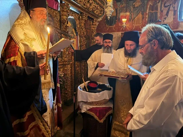 Μοναχική κουρά στην Ιερά Μονή Αγίων Πάντων Τριταίας Πατρών